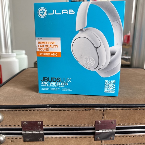 Jlab Other - JLab JBuds Lux ANC Wireless Over-Ear Headphones - White